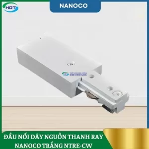 Đầu Nối Dây Nguồn Cho Thanh Ray Đèn Rọi Trắng NTRE-CW