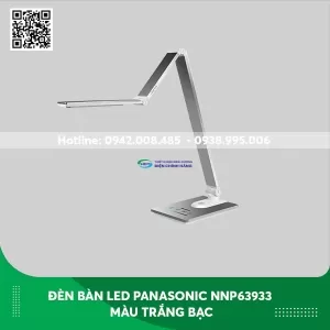 Đèn bàn LED Panasonic NNP63933 màu trắng bạc