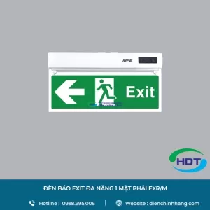 ĐÈN BÁO EXIT MPE ĐA NĂNG 1 MẶT PHẢI EXR/M