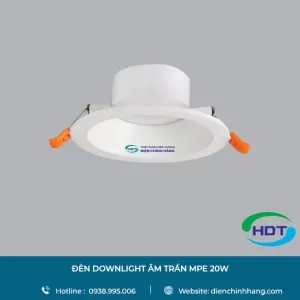 ĐÈN LED ÂM TRẦN MPE DLF-20W