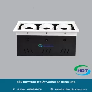 ĐÈN LED ÂM TRẦN MPE 20W VUÔNG DLS-320T, DLS-320N, DLS-320V