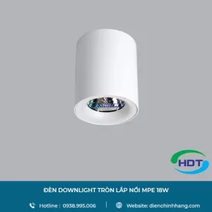 ĐÈN LED MPE TRÒN LẮP NỔI 18W SDL-18T, SDL-18V