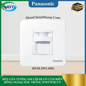 ĐÈN GẮN TƯỜNG SOI LỐI ĐI CÓ CẢM BIẾN HỒNG NGOẠI MÀU TRẮNG WMT707K-VN