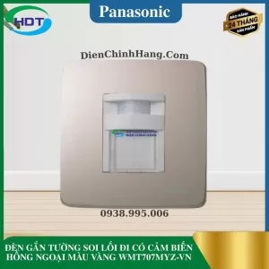 ĐÈN GẮN TƯỜNG SOI LỐI ĐI CÓ CẢM BIẾN HỒNG NGOẠI MÀU VÀNG WMT707MYZ-VN