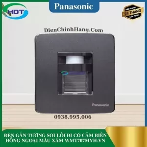 ĐÈN GẮN TƯỜNG SOI LỐI ĐI CÓ CẢM BIẾN HỒNG NGOẠI MÀU XÁM WMT707MYH-VN