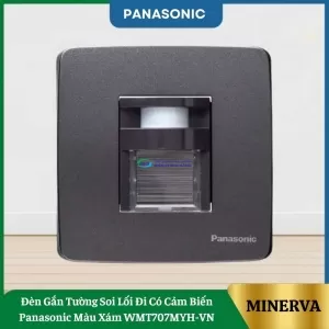 Đèn Gắn Tường Soi Lối Đi Có Cảm Biến Panasonic Màu Xám WMT707MYH-VN