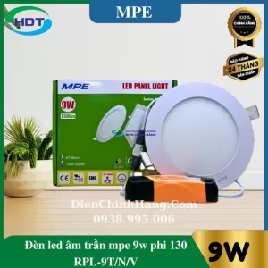 Đèn Led Âm Trần MPE 9W Tròn RPL-9T/N/V