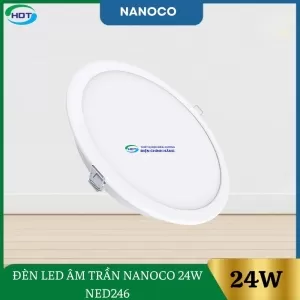 Đèn LED âm trần Nanoco 24W NED246