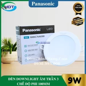 Đèn led âm trần Panasonic 3 chế độ 9w NNNC7646088