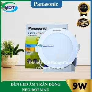 Đèn led âm trần panasonic 9w 3 chế độ dòng neo NNP72276