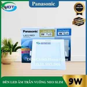 Đèn LED âm trần Panasonic Neo Slim NNP72254/ NNP72250/ NNP72255 vuông, 9w