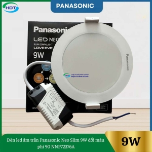 Đèn Led Âm Trần Panasonic Neo Slim 9W Đổi Màu Phi 90 NNP72376A