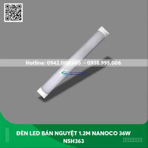 Đèn led bán nguyệt 1.2m Nanoco 36w NSH363/NSH3664/NSH366