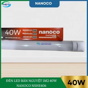 Đèn Led Bán Nguyệt 1m2 40W Nanoco NSHE406