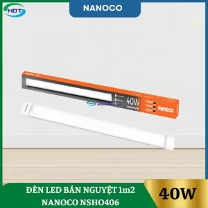 Đèn Led Bán Nguyệt 1m2 40W Nanoco NSHO406