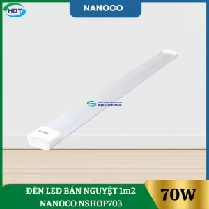 Đèn Led Bán Nguyệt 1m2 70W Nanoco NSHOP703