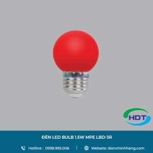 ĐÈN LED BULB 1.5W MPE LBD-3R