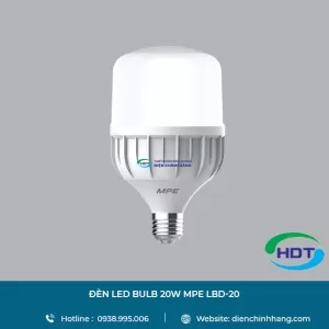 ĐÈN LED BULB MPE 20W LBD3-20