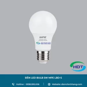 BÓNG ĐÈN LED BULB MPE 5W LBD-5