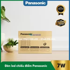 Đèn led chiếu điểm Panasonic 7w Spotlight NNNC7606288 màu trắng ánh sáng trắng