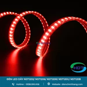 Đèn LED dây ngoài trời Nanoco 9W 120 Chip LED 2 dãy LED NST120R/ NST120G/ NST120B