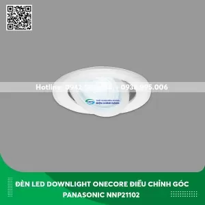 Đèn Led Downlight Onecore điều chỉnh góc loại tròn Panasonic NNP21102 ánh sáng trắng