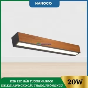 Đèn Led Gắn Tường Nanoco NBL1291AWD Cho Cầu Thang, Phòng Ngủ