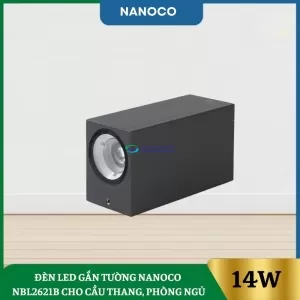 Đèn Led Gắn Tường Nanoco NBL2621B Cho Cầu Thang, Phòng Ngủ
