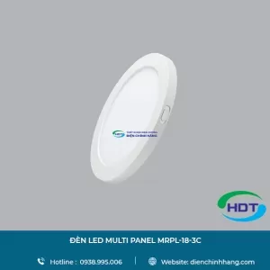 ĐÈN LED ÂM TRẦN MPE 18W TRÒN MRPL-18-3C