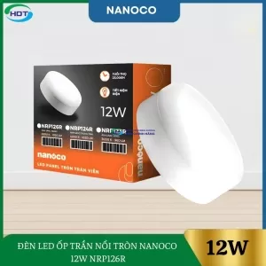 Đèn Led Ốp Trần Nổi Tròn Nanoco 12W NRP126R