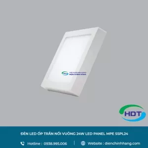 ĐÈN LED ỐP TRẦN NỔI VUÔNG MPE 24W LED PANEL MPE SSPL24