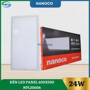 Đèn Led Panel 600x300 Nanoco 24W NPL30606