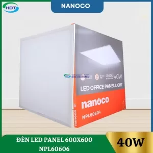 Đèn Led Panel 600x600 Nanoco 40W NPL60606