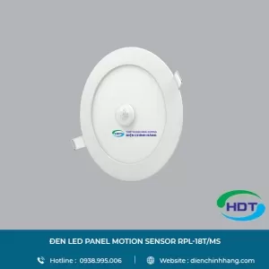 ĐÈN LED CẢM BIẾN MPE 18W TRÒN MOTION SENSOR RPL-18T/MS