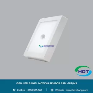 ĐÈN LED PANEL MOTION SENSOR SSPL-18T/MS