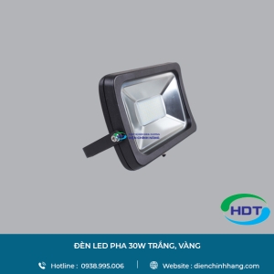ĐÈN LED PHA MPE 30W TRẮNG, VÀNG FLD-30T/30V