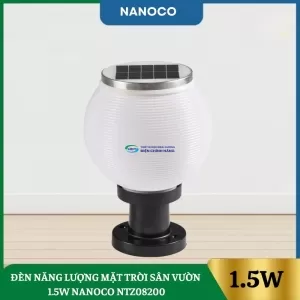 Đèn Năng Lượng Mặt Trời Sân Vườn Nanoco NTZ08200