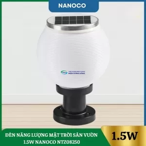 Đèn Năng Lượng Mặt Trời Sân Vườn Nanoco NTZ08250