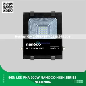 Đèn pha led 200W Nanoco NLFH2006 Ip65 ánh sáng Trắng