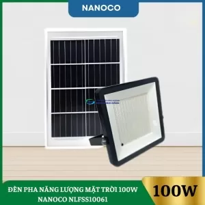 Đèn Pha Năng Lượng Mặt Trời 100W Nanoco NLFSS10061