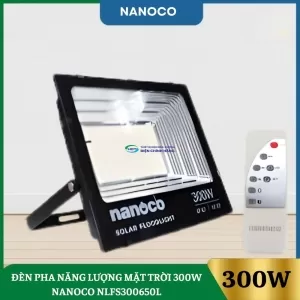 Đèn Pha Năng Lượng Mặt Trời 300W Nanoco NLFS300650L