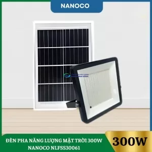 Đèn Pha Năng Lượng Mặt Trời 300W Nanoco NLFSS30061