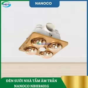 Đèn Sưởi Nhà Tắm Âm Trần Nanoco NBHR401G