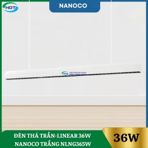 Đèn Thả Trần-LINEAR 36W Nanoco Trắng NLNG365W