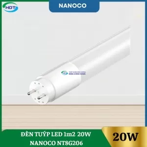 Đèn Tuýp Led 1m2 20W Nanoco NT8G206 / NT8G203