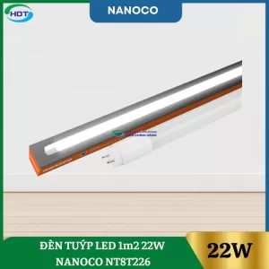 Đèn Tuýp Led 1m2 22W Nanoco NT8T226 / NT8T223
