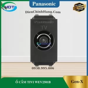 Gen X_ Ổ cắm data, tivi, điện thoại WEV2501B loại ổ Tivi