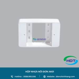 HỘP NHỰA NỔI ĐƠN MPE AK01