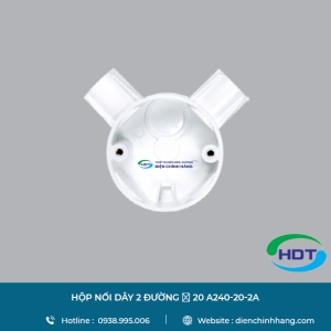 HỘP NỐI DÂY MPE 2 ĐƯỜNG Ʇ 20 A240-20-2A