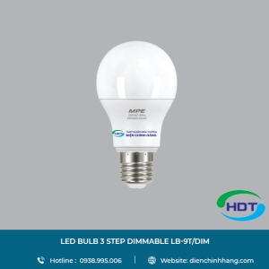 LED BULB MPE 3 STEP DIMMABLE LB-9T/DIM